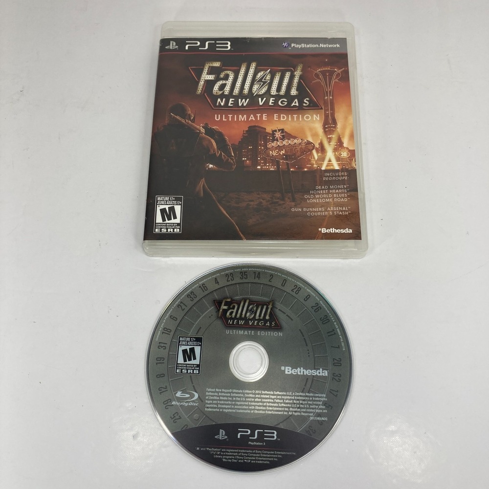 Fallout: New Vegas - Ultimate Edition (Sony PlayStation 3 Ps3, 2012) No Manual